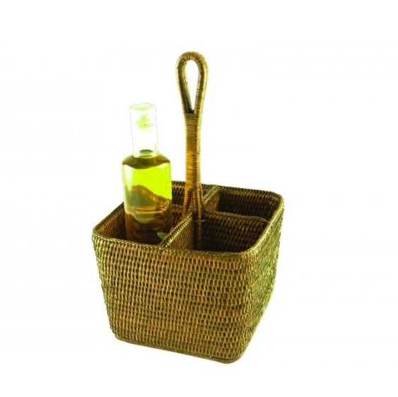 Tall Condiment Holder Brown G805