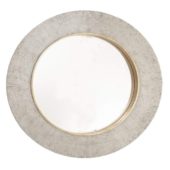 Mirror Edvin Champagne Silver/Brass Finish 7104