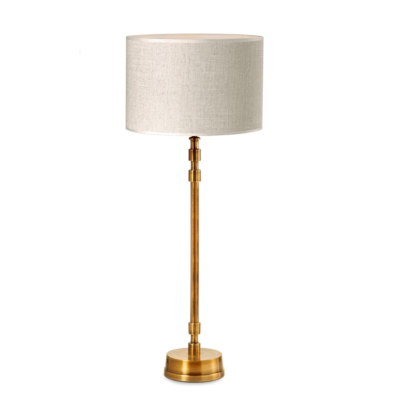 Bordlampe Palm Bay Brass H60 M Skjerm 30cm