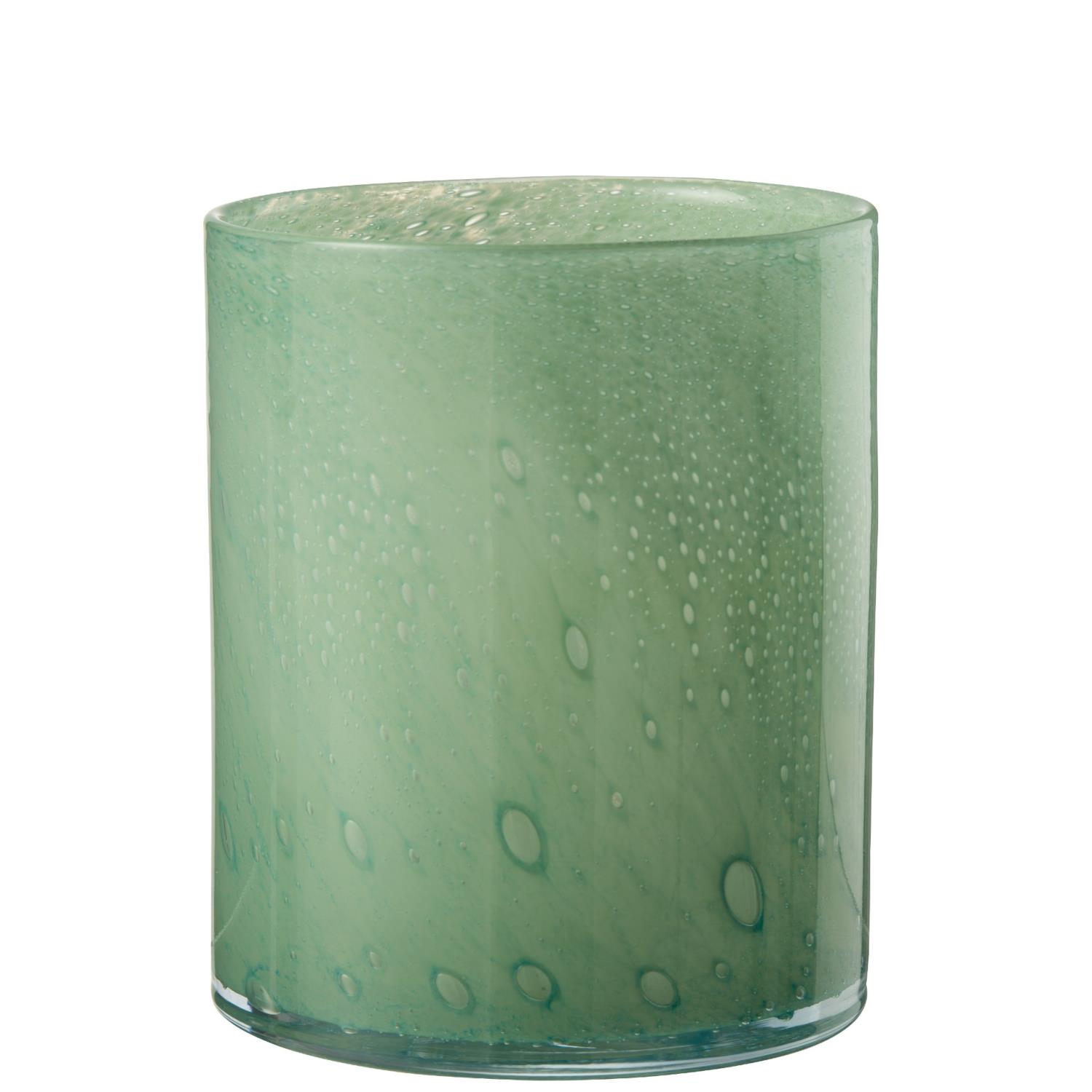 Tealight Jade Green L15x18cm 20666