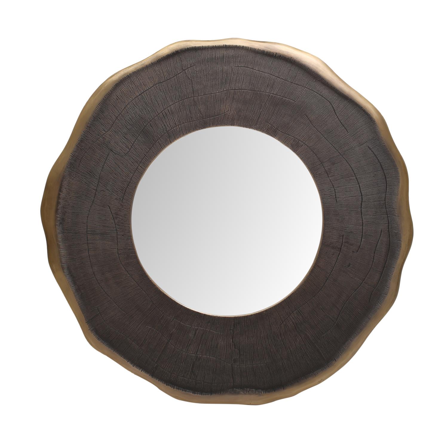 Mirror Vintage Iron With Gold Border S 697847