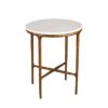 Side table Gold & Marble 45xh55cm 100-923