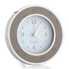 Addison Ross Alarm Clock Ostrich Shadow Silver R5512