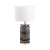 Table Lamp & Shade Grey and Black ø25xh42 cm zho.009/a