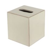 Ana Tissue Box Leather Cream 12x12xh12cm ba2-l2/cr
