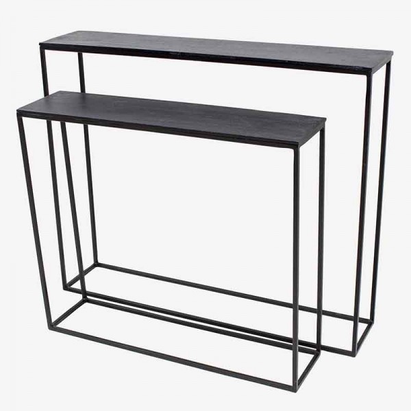Black Console/Sidetable Small 20x80xh70cm 2341454 S