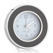 Alarm Clock Taupe& Silver FR5502