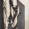 Throw Stripes Linnen Beige 176x130cm 33955