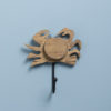 Hook With Natural Wooden Crab 33390