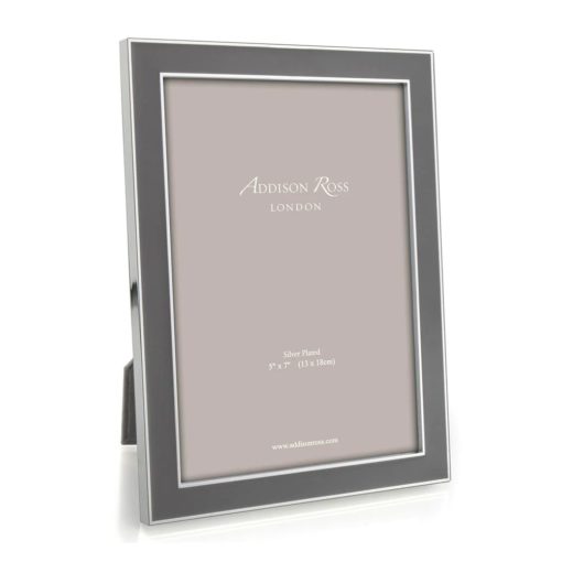 Addison Ross Frame Taupe Enamel/ Silver 10x15cm FR0677