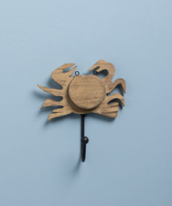 Hook With Natural Wooden Crab 33390
