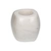 Candle Holder Marbl White 8,5x8,5x6,5cm kal-0838