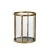 Lanterne Ø23cm x H26cm Matt Brass 148933