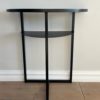 Half Moon Table Black Oak 70XH76CM