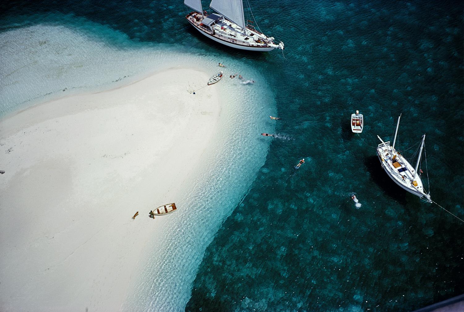 Getty. Stocking Island Bahamas By Slim Aarons 76x101cm
