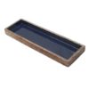 Narrow Navy Blue/ Wood Tray L 2314121