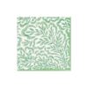 Napkin Green Block Print Leaf 16981c