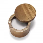 Acacia Wood Salt Holder CC21071