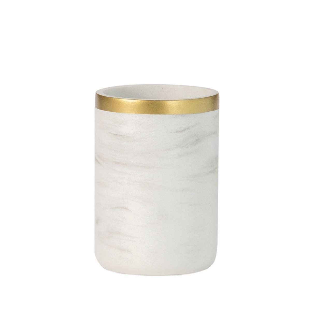 Marbled Resin Toothbrush Holder Ba 72073