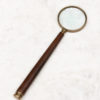 Magnifier With Dark Wooden Handle 34364