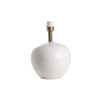 Lamp Base Round White Lam.0300