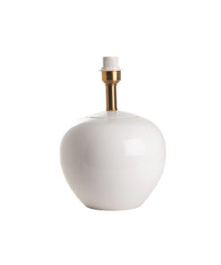 Lamp Base Round White Lam.0300