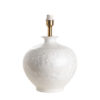 Lamp Base Round Vase White MOP-E27 Lam.0366