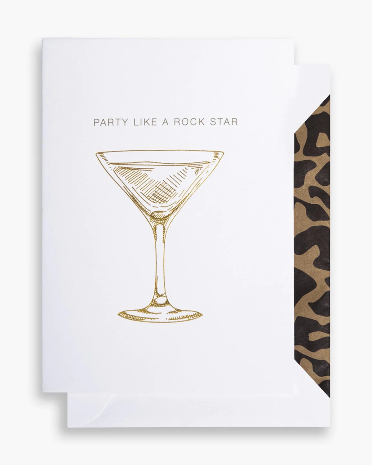 Cardsome Card Party Like A Rockstar A6