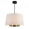 Taklampe Aruba 5Armer D60 Sort Sand Skjerm 229046