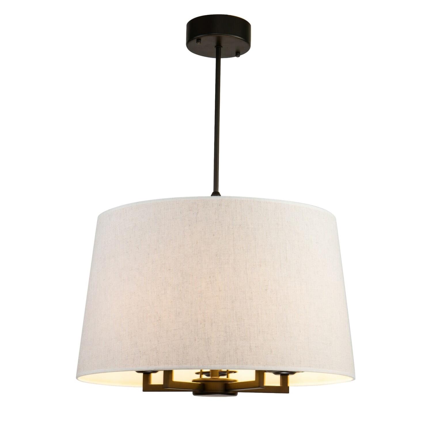 Taklampe Aruba 5Armer D60 Sort Sand Skjerm 229046