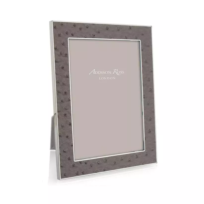 Addison Ross Photoframe Ostrich Urban Silver 13x18cm Fr1557