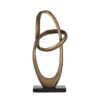 Sculpture Oval Loop Gold 147706