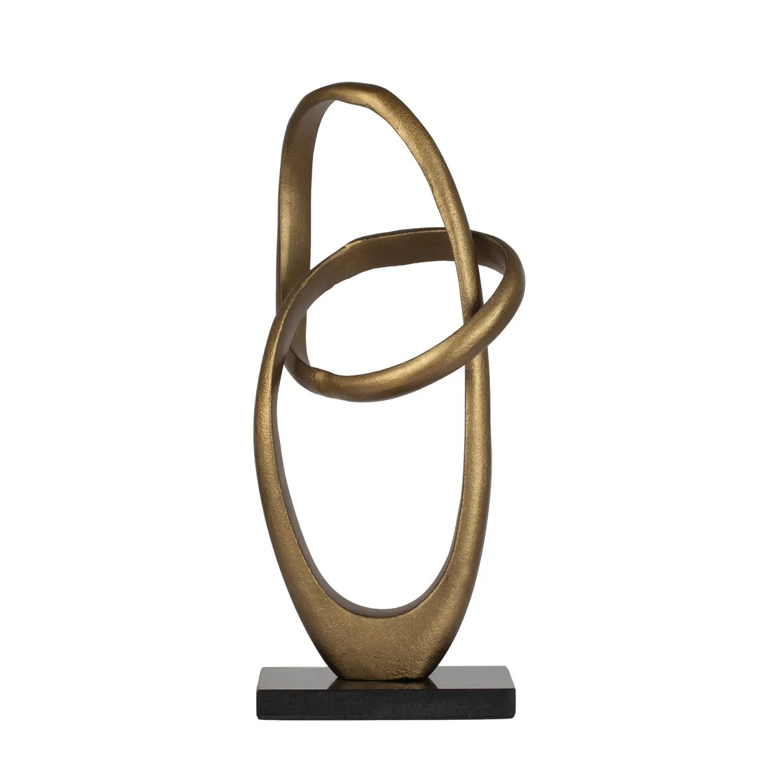 Sculpture Oval Loop Gold 147706