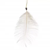 Plume Ornament Gold 18cm Mc 40331