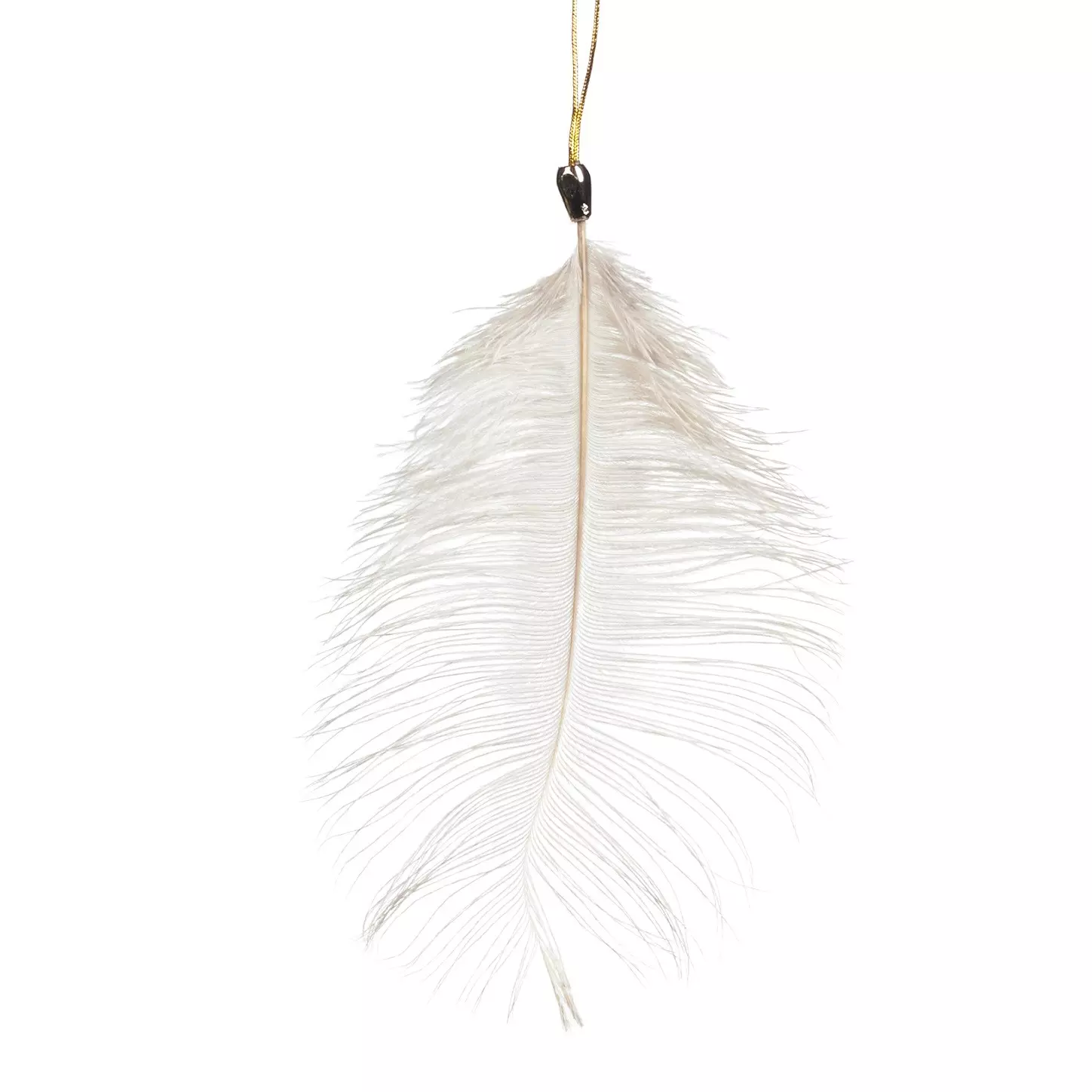 Plume Ornament Gold 18cm Mc 40331