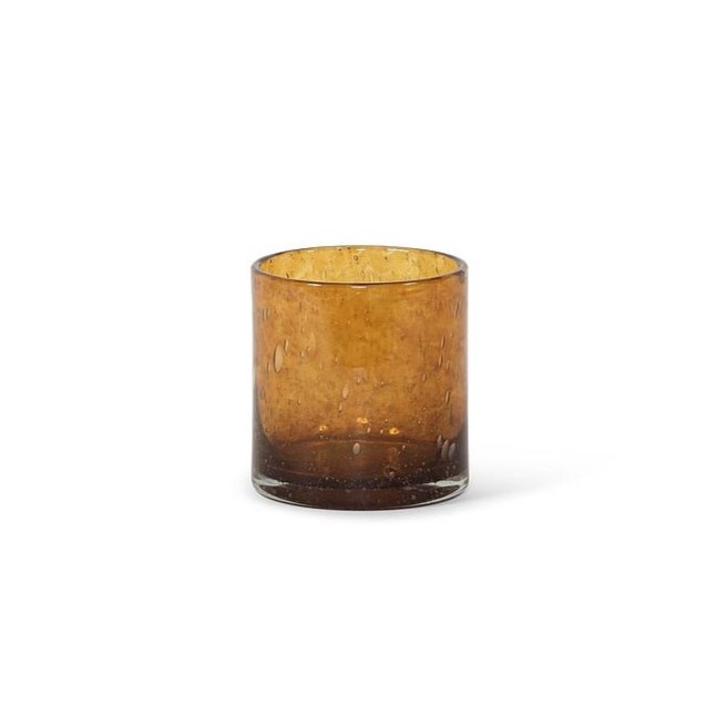 Thick Votive Cylinder Cognac dcg114c