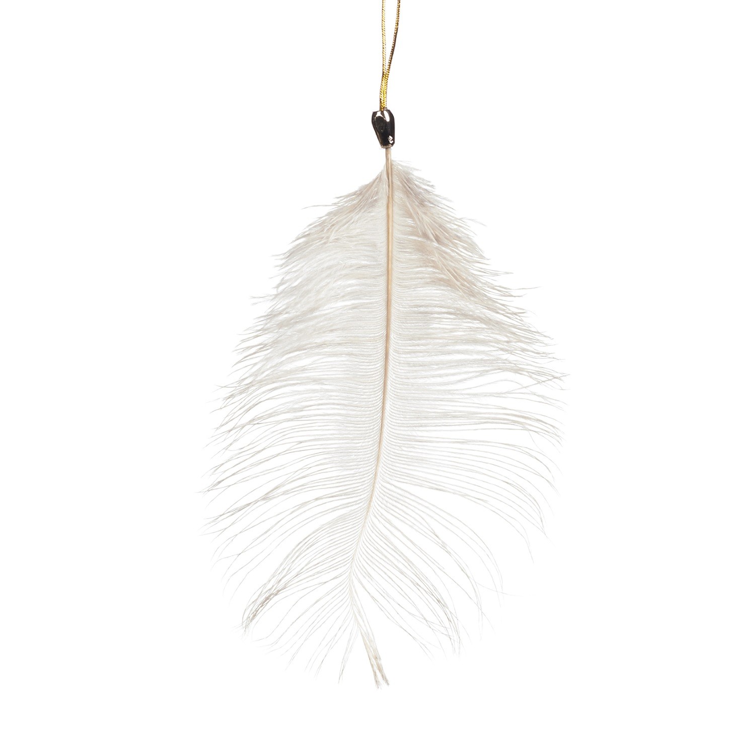 Plume Ornament Gold 18cm Mc 40331
