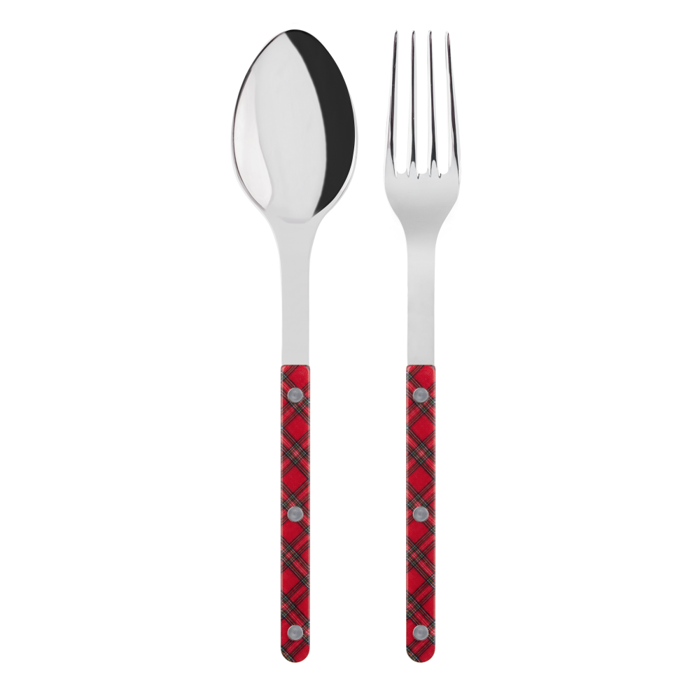 Sabre Paris Tartan Red Bistrot Serving Set 2P