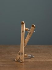 Ski Knob Brass Patina 31958