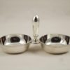 Peanut Dish 2 Compells Silverplated 20cm 510-365