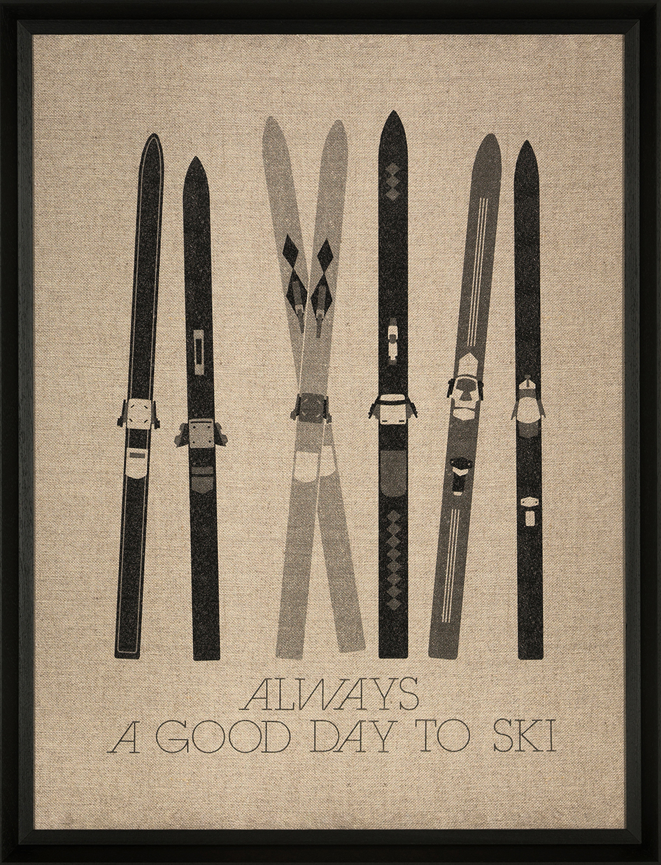 A Good Day to Ski 65x85cm X 401