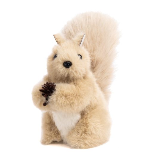 T 79038 Furry Squirrel W Pinecone 20cm