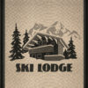 Ski Lodge Print 65x85cm X 400