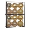 Tr 25224 Ball Mix Box 12 Gold/Champ. 7cm