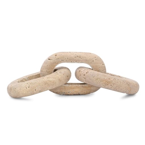 Decorative Object Travertine 33x10,5cm round 610-202