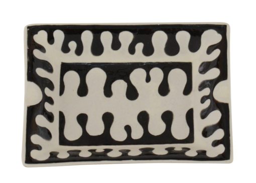 Trinket White&Black " Capri" 20x16cm 155-605