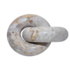 Interlaced Rings Brown Marble 15xh6cm 610-316