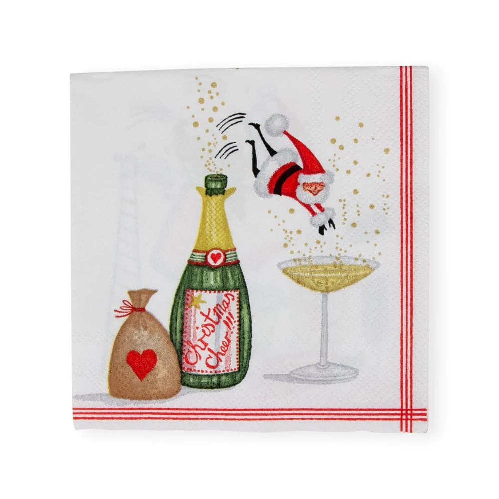 Napkin Santa Splash 17700c