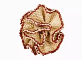 Napkin Ring Rose Burgundy/ Natural