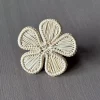 Napkin Ring Flower Natural